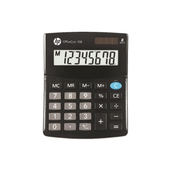 Hewlett-Packard Office calculator 108, 8-stelliges angewinkeltes LCS-Display