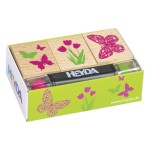 Heyda Kits de tampons à motifs Printemps 8 x 4.5 x 2.5 cm
