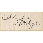 Heyda Timbre à motif C'est bien que vous existiez Brun clair