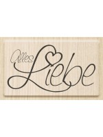 Heyda Motivstempel Alles Liebe, Grösse: 6 x 3.3 cm