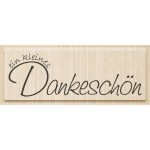 Heyda Timbre à motif Petit merci Brun clair