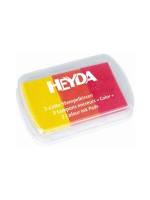Heyda Tampon encreur 9x6 cm Jaune/Rouge