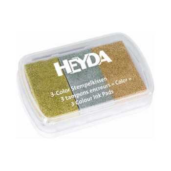 Heyda Stempelkissen Metallic, Grösse 9x6cm
