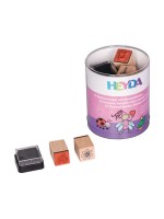 Heyda Kits de tampons à motifs Princesse/Fée, Brun/Orange