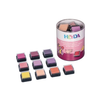Heyda Stempelkissen-Set Sunrise, 10 Kissen à 3x3cm Heyda Stempelkissen-Set Sunrise, 10 Kissen à 3x3cm