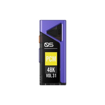 Hiby FC5 portabler DAC/Kopfhörerverstärker, Violett, with Display