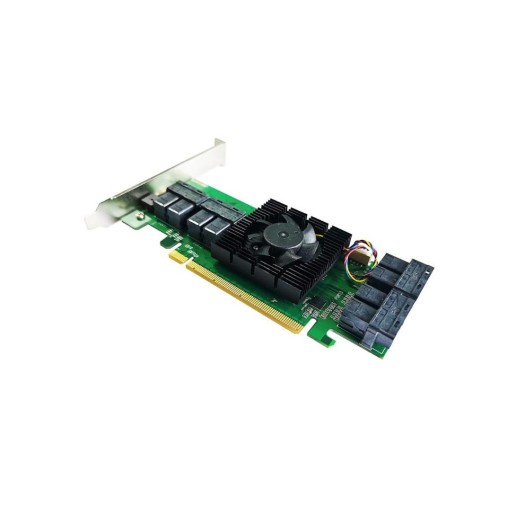Highpoint Contrôleur RAID SSD7180 8x PCIe 3.0 x4 SFF-8643, PCI-Ex16v3
