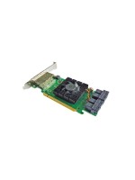 Highpoint SSD7184 RAID-Kontroller, 8x NVME, PCI-Ex16v3, RAID 0,1/10, 2x8643, 2x8644