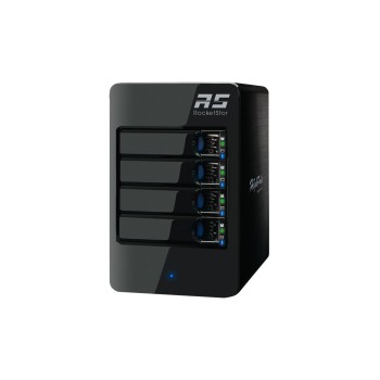 Highpoint RS6414TS: externes 4-Bay Gehäuse, 1xSFF-8088,Hot-Swap, RAID0,1,5,6,10,50,JBOD Highpoint RS6414TS: externes 4-Bay Gehäuse, 1xSFF-8088,Hot-Swap, RAID0,1,5,6,10,50,JBOD