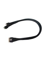 Highpoint U.2 NVME SFF-8654 - 2xSFF-8611, 0.5m cable, Anschluss an Oculink Backplane