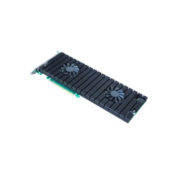 Highpoint R1108A: 8 Port HBA-Kontroller, 8x M.2 NVME, PCI-Ex16v3, Ventilator, no Boot