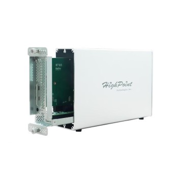 Highpoint RS6661B: PCI-Express Gehäuse, 1x Thunderbolt 3 40Gbps,1x PCIe-4/8/16 Slot Highpoint RS6661B: PCI-Express Gehäuse, 1x Thunderbolt 3 40Gbps,1x PCIe-4/8/16 Slot