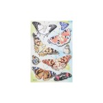 HobbyFun Autocollant à motif Papillon 1 feuille