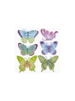 Hobbyfun XXL-Sticker 3D Schmetterling, Bogen ca. 30 x 30 cm