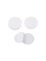 Hobbyfun Klett-Verschluss 20 mm, rund weiss, 20 Stück