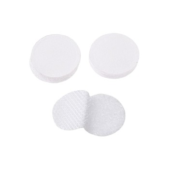 Hobbyfun Klett-Verschluss 20 mm, rund white, 20 Stück Hobbyfun Klett-Verschluss 20 mm, rund white, 20 Stück