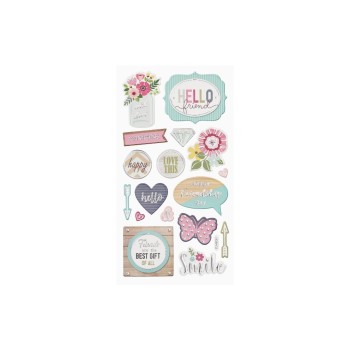 Hobbyfun Mini-UtensilienSofty Sticker Hello, assortiert Hobbyfun Mini-UtensilienSofty Sticker Hello, assortiert