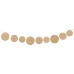 HobbyFun Étiquette pour cadeau rond, 30 pièces