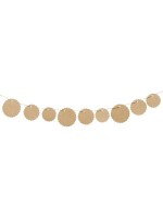 HobbyFun Étiquette pour cadeau rond, 30 pièces