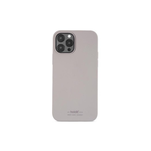 Holdit Coque arrière Silicone iPhone 12 Pro Max Taupe