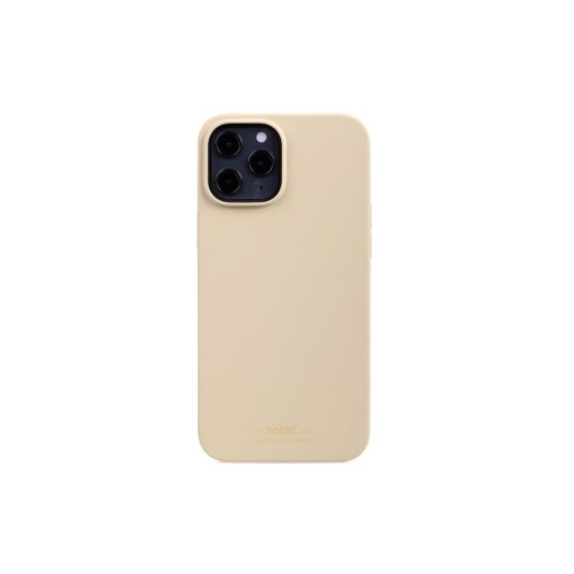 Holdit Coque arrière Silicone iPhone 12 Pro Max Beige