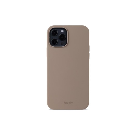 Holdit Coque arrière Silicone iPhone 12/12 Pro Mocha Brown