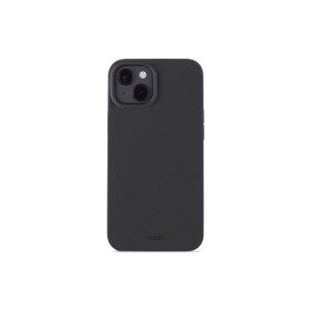 Holdit Coque arrière Silicone iPhone 15 Plus Noir