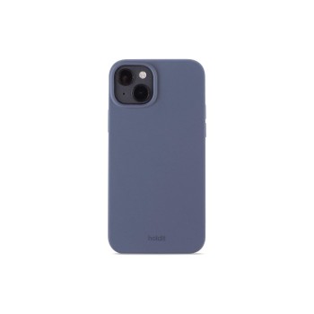 Holdit Coque arrière Silicone iPhone 15 Plus Bleu