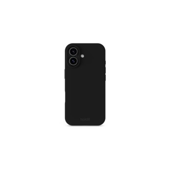 Holdit Coque arrière Silicone iPhone 17 Noir