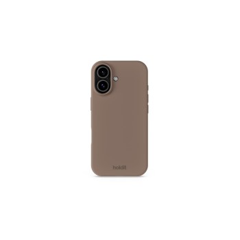 Holdit Coque arrière Silicone iPhone 17 Brun