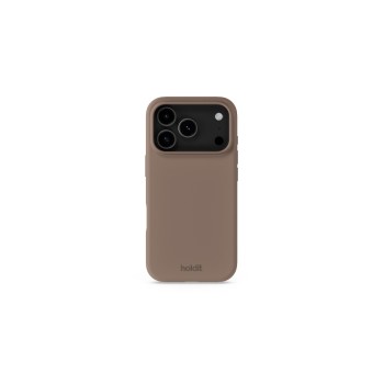 Holdit Coque arrière Silicone iPhone 17 Pro Brun