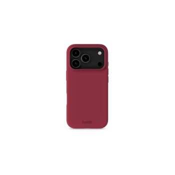 Holdit Coque arrière Silicone iPhone 17 Pro Rouge