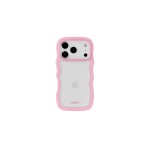 Holdit Coque arrière Wavy iPhone 17 Pro Max Rose/Transparent
