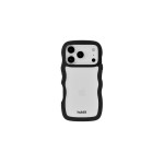 Holdit Coque arrière Wavy iPhone 17 Pro Max Noir/Transparent