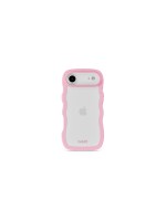 Holdit Coque arrière Wavy iPhone Air Rose/Transparent