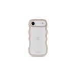 Holdit Coque arrière Wavy iPhone Air Beige/Transparent