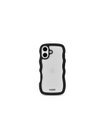 Holdit Wavy Case Black/Transparent, iPhone 17
