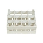 Holz Zollhaus Range-bouteilles Vintage pour 12 bouteilles, pin, blanc