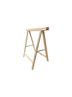 Holz Zollhaus Échelle double en épicéa 75 x 75 cm, couleur naturelle