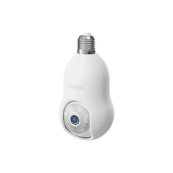hombli Caméra réseau Caméra Smart Bulb, blanc hombli Caméra réseau Caméra Smart Bulb, blanc