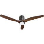 hombli Ventilatore a soffitto 1320 mm, Brun foncé