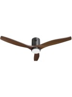 hombli Ventilatore a soffitto 1320 mm, Brun foncé
