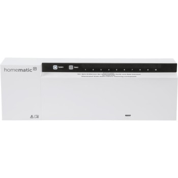 Homematic IP Wired Smart Home Actionneur de chauffage par le sol câblé, 10 fois, 230 V Homematic IP Wired Smart Home Actionneur de chauffage par le sol câblé, 10 fois, 230 V