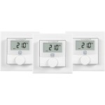 Homematic IP 3x Wandthermostat, mit Luftfeuchtigkeitssensor