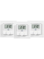 Homematic IP Smart Home 3 x thermostat mural avec capteur d'humidité