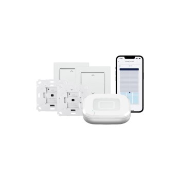 Homematic IP Starter Set Rolladen, 2x Jalousinenschalter, Access Point 2