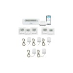 Homematic IP 5 Räume Fussboden Kit, 5x Wandthermo 5x Stellantrieb Acces2 Aktor