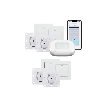 Homematic IP Kit de démarrage IP commande de volets roulants quadruple Homematic IP Kit de démarrage IP commande de volets roulants quadruple
