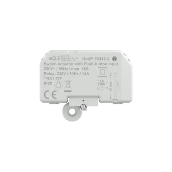 Homematic IP Smart Home Actionneur de commutation Homematic IP 16A – encastré Homematic IP Smart Home Actionneur de commutation Homematic IP 16A – encastré