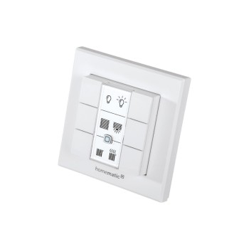 Homematic IP Wandtaster 6-fach, 3 Wippen
